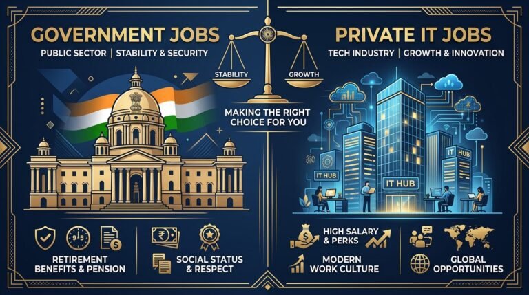 Government Job vs Private Job in India: Which Should You Choose in 2026?