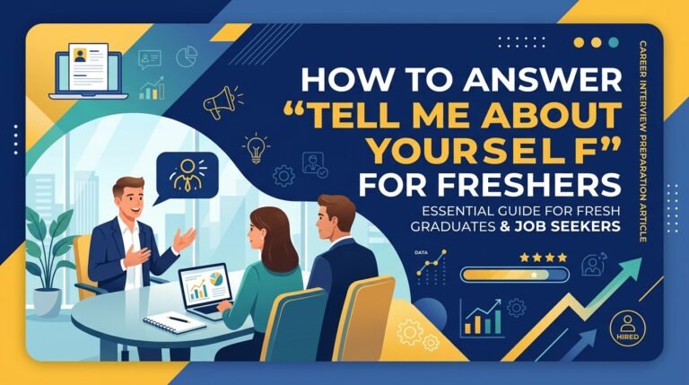 How to Answer “Tell Me About Yourself” for Freshers (5 Proven Scripts for 2026)
