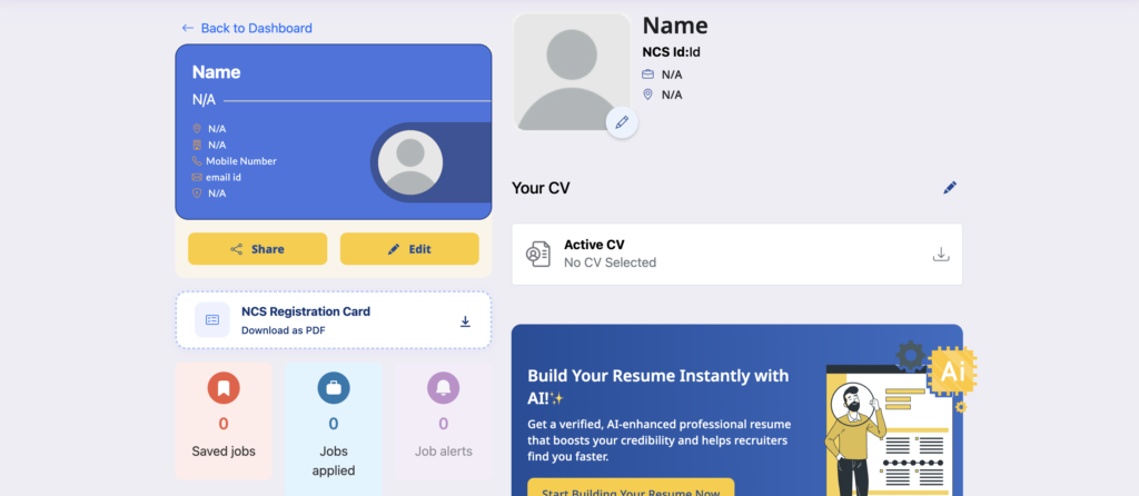 ncs id card download pdf
