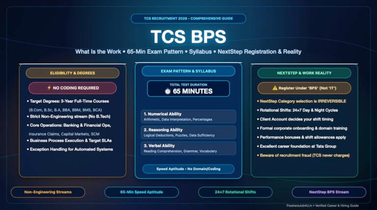 TCS BPS: What Is the Work, Syllabus & Exam Pattern